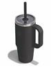 Picture of 24OZ TRAVEL TUMBLER CLEAR LID BLACK